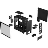 Fractal Design Pop XL Air Tower Sort, Store towerkabinet Sort, Tower, PC, Sort, ATX, EATX, micro ATX, Mini-ITX, Stål, Hærdet glas, Flere