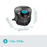 GARDENA Vandingssystem AquaPrecise, overjordisk, Sprinkleranlæg grå/Turkis