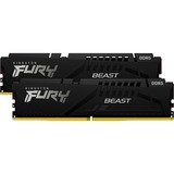 Kingston FURY FURY Beast 32GB 6800MT/s DDR5 CL34 DIMM (Sæt med 2) Black EXPO, Hukommelse Sort, 32 GB, 2 x 16 GB, DDR5, 288-pin DIMM, Sort