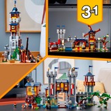 LEGO Creator Middelalderborg, Bygge legetøj Byggesæt, 9 År, Plast, 1426 stk, 2,29 kg