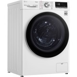 LG F6WV709P1, Vaskemaskine Hvid/Sort