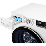 LG F6WV709P1, Vaskemaskine Hvid/Sort