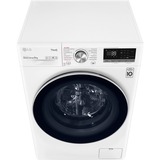 LG F6WV709P1, Vaskemaskine Hvid/Sort
