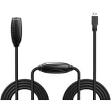 Lindy 43156 USB-kabel USB 3.2 Gen 1 (3.1 Gen 1) 10 m USB A 5 Gbit/sek. Sort, Forlængerledning Sort, 10 m, USB A, USB A, USB 3.2 Gen 1 (3.1 Gen 1), 5 Gbit/sek., Sort