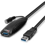 Lindy 43156 USB-kabel USB 3.2 Gen 1 (3.1 Gen 1) 10 m USB A 5 Gbit/sek. Sort, Forlængerledning Sort, 10 m, USB A, USB A, USB 3.2 Gen 1 (3.1 Gen 1), 5 Gbit/sek., Sort