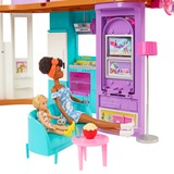 Mattel Barbie-sommerhuslegesæt med over 30 dele, legetøj til børn fra 3 år, Dollhouse legetøj til børn fra 3 år, 3 År, Montering påkrævet