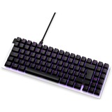 NZXT Gaming-tastatur Hvid/Sort, DE-layout, Gateron red