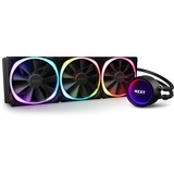 NZXT RL-KRX73-R1 Computerkølesystem Processor All-in-one liquid cooler 12 cm Sort, Vandkøling Sort, All-in-one liquid cooler, 12 cm, 52,44 kubikfod/min., Sort