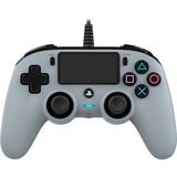 Nacon PS4OFCPADGREY spil-controller Grå Gamepad Analog/digital PlayStation 4 Lys grå/mørk grå, Gamepad, PlayStation 4, Knappen Del, Analog/digital, Ledningsført, Grå