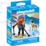 PLAYMOBIL My Life Vandreren med Sankt Bernhardshund, Bygge legetøj 