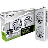 Palit GeForce RTX 5060 OC WHITE 8GB, Grafikkort Hvid