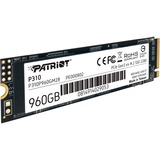 Patriot P310P960GM28 intern solid state drev M.2 960 GB PCI Express 4.0 NVMe, Solid state-drev 960 GB, M.2