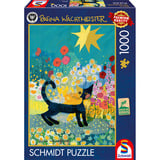 Schmidt Spiele Rosina Wachtmeister: Kat i blomsterhav, Puslespil 