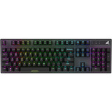 Sharkoon SKILLER SGK20, Gaming-tastatur Sort, Amerikansk layout, Huano Red