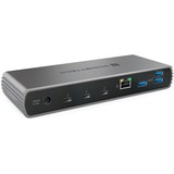 Sonnet ECHO-DK11-T4 dockingstation Ledningsført Thunderbolt 4 Sort, Docking station Ledningsført, Thunderbolt 4, 90 W, Sort, SD, Link, Strøm