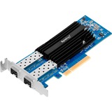 Synology E10G21-F2 netværkskort Intern Fiber 10000 Mbit/s Intern, Ledningsført, PCI Express, Fiber, 10000 Mbit/s, Sort, Blå, Sølv