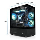 Thermaltake PC-000107-DE, Gaming PC Sort/gennemsigtig