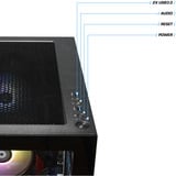 Thermaltake PC-000107-DE, Gaming PC Sort/gennemsigtig