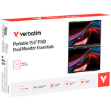 Verbatim 32403, LED-skærm Sort