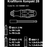 Wera 05134491001, Topnøgle Sort/Grøn