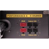 Xilence XP750MR9 enhed til strømforsyning 750 W 20+4 pin ATX ATX Sort, Rød, PC strømforsyning Sort, 750 W, 220 - 240 V, Aktiv, 24 A, 52,4 A, 20 A