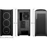 be quiet! BGW63, Towerkabinet Sort