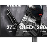 iiyama G-Master GOB2701QSC-B1 OLED, Gaming Skærm Sort