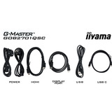 iiyama G-Master GOB2701QSC-B1 OLED, Gaming Skærm Sort