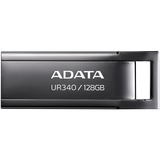 ADATA UR340 USB-nøgle 128 GB USB Type-A 3.2 Gen 2 (3.1 Gen 2) Sort, USB-stik nikkel, 128 GB, USB Type-A, 3.2 Gen 2 (3.1 Gen 2), 100 MB/s, Hætte, Sort