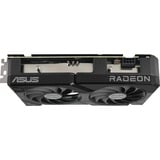 ASUS Dual -RX7600XT-O16G AMD Radeon RX 7600 XT 16 GB GDDR6, Grafikkort Radeon RX 7600 XT, 16 GB, GDDR6, 128 Bit, 7680 x 4320 pixel, PCI Express 4.0