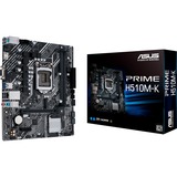 ASUS PRIME H510M-K Intel H510 LGA 1200 micro ATX, Bundkort Intel, LGA 1200, Intel® Celeron®, Intel® Core™ i3, Intel® Core™ i5, Intel® Core™ i7, Intel® Core™ i9,..., LGA 1200 (Socket H5), DDR4-SDRAM, 64 GB