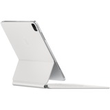 Apple MJQL3LB/A tastatur til mobil enhed Hvid AZERTY US engelsk Hvid, Amerikansk layout, Scissor mechanism, AZERTY, US engelsk, Trackpad, 1 mm, Apple, iPad Pro 12.9-inch (5th generation) iPad Pro 12.9-inch (4th generation) iPad Pro 12.9-inch (3rd...