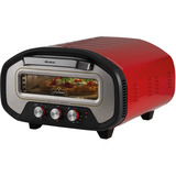 Ariete Pizzaovn DA GENNARO Rød/rustfrit stål, 1 pizza(er), Rød, 430 °C, 320 x 320 mm, 1 t, Sten