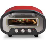 Ariete Pizzaovn DA GENNARO Rød/rustfrit stål, 1 pizza(er), Rød, 430 °C, 320 x 320 mm, 1 t, Sten