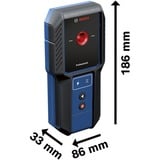 Bosch Lokaliseringsenhed GMS 100-23 Professional, Trackings-apperat Blå/Sort