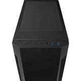 Chieftec AS-01B-OP, Towerkabinet Sort