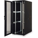 Digitus DN-19 SRV-42U-8/12B stativ Fritstående reol Sort, IT kabinet Sort, Fritstående reol, 42U, 1000 kg, Sort