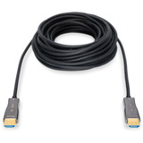 Digitus HDMI AOC hybrid fiberoptisk kabel, UHD 4K Sort