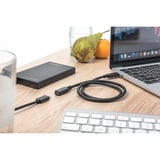 Digitus USB 2.0 forlængerledning, USB-C stik > USB-C hunstik Sort