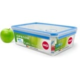 Emsa 508547 enhed til madopbevaring Rektangulær Kasse Transparent 2 stk, Boks gennemsigtig/Blå, Kasse, Rektangulær, Transparent, Tyskland, 230 mm, 328 mm