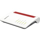 FRITZ! FRITZ!Box 7530 AX, Router Box 7530 AX, Wi-Fi 6 (802.11ax), Dual-band (2,4 GHz / 5 GHz), Ethernet LAN, ADSL, Grå, Rød, Hvid, Bordplade router