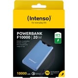 Intenso Powerbank F10000 Blue, Power Bank Blå