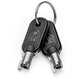 Kensington ClickSafe 2.0 3-i-1-nøglelås til bærbar computer (Single Keyed), Slot Sort, 1,8 m, Kensington, Nøgle, Kulstofstål, Sort