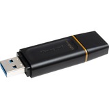Kingston DataTraveler Exodia USB-nøgle 128 GB USB Type-A 3.2 Gen 1 (3.1 Gen 1) Sort, USB-stik Sort/Gul, 128 GB, USB Type-A, 3.2 Gen 1 (3.1 Gen 1), Hætte, 11 g, Sort