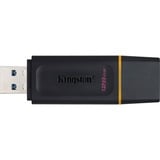 Kingston DataTraveler Exodia - USB 3.2 Flash Drive, USB-stik Sort/Gul, 128 GB, USB Type-A, 3.2 Gen 1 (3.1 Gen 1), Hætte, 11 g, Sort, Gul