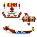 LEGO Kinesisk kalender, Bygge legetøj Byggesæt, 10 År, Plast, 345 stk, 444 g