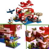 LEGO Minecraft Mooshroom-huset, Bygge legetøj Byggesæt, 8 År, Plast, 500 stk, 835 g
