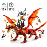 LEGO NINJAGO Bevægelses-kildedragen, Bygge legetøj Byggesæt, 12 År, Plast, 1716 stk, 2,22 kg
