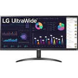 LG 34WQ500, LED-skærm Sort