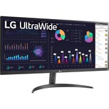 LG 34WQ500, LED-skærm Sort